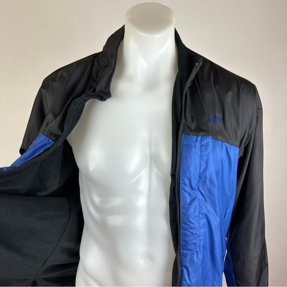 Marmot Men's Black and Blue Windbreaker